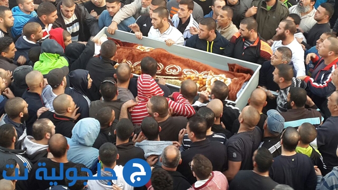 الالاف يشاركون في جنازة لاعب كرة القدم المغدور صهيب فريج
